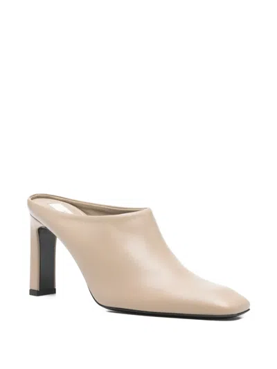 Totême 85mm Square Toe Bar Mules In Multi