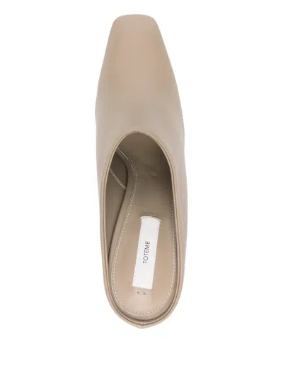 Totême 85mm Square Toe Bar Mules In Multi