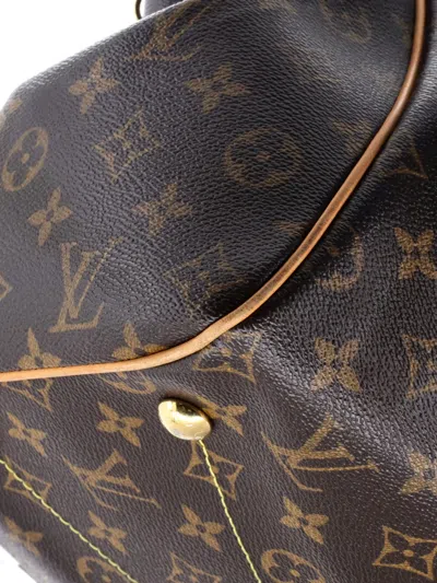 Pre-owned Louis Vuitton Tivoli Handbag Monogram Canvas Gm Satchel In Brown