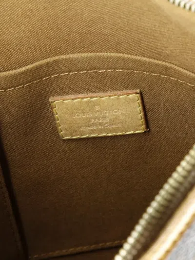 Pre-owned Louis Vuitton Odeon Handbag Monogram Canvas Pm Crossbody Bag In Brown