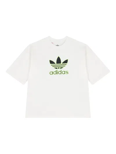 Adidas Originals Trefoil-logo T-shirt In White