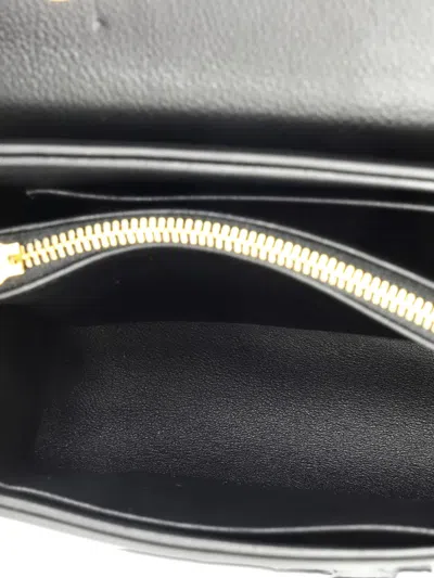 Pre-owned Celine Nino Top Handle Bag Leather Teen Satchel In Black