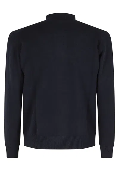 Filippo De Laurentiis Buttoned Pocket Cardigan In Blue