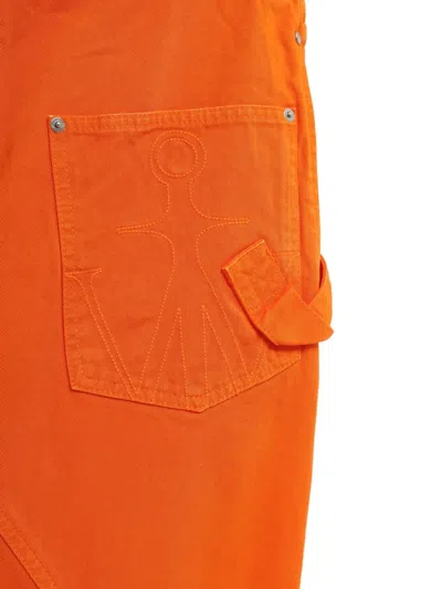 Jw Anderson Logo-patch Jeans In Multi