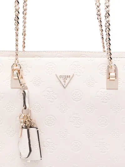 Guess Usa Tisha 4g-logo Shoulder Bag In Pink