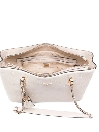 Guess Usa Tisha 4g-logo Shoulder Bag In Pink