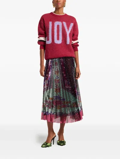 La Doublej Joy Sweater In Red