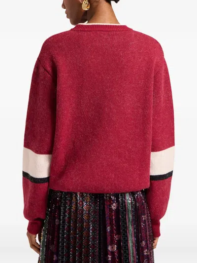 La Doublej Joy Sweater In Red