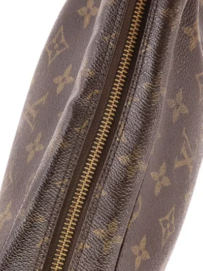 Pre-owned Louis Vuitton Trousse Toiletry Monogram Canvas 23 Pouch In Brown