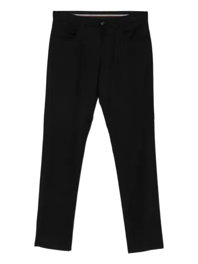 Canali Button Trousers In Black