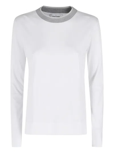 Gran Sasso Crew-neck T-shirt In White