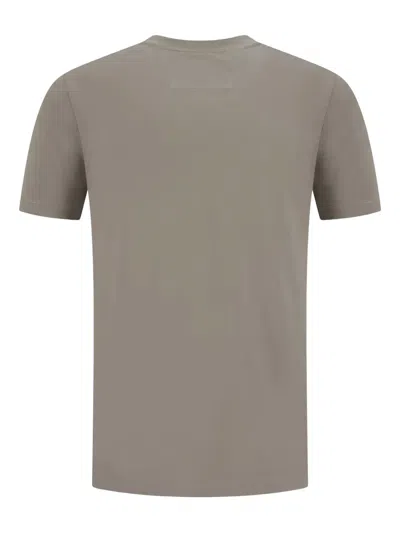 C.p. Company Logo-print T-shirt In Neutral