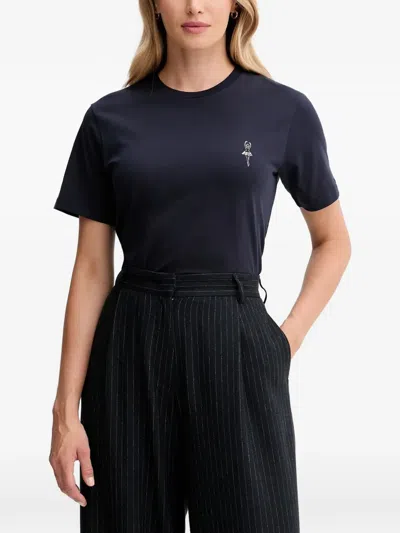Bally Ballerina-detail Top In Blue