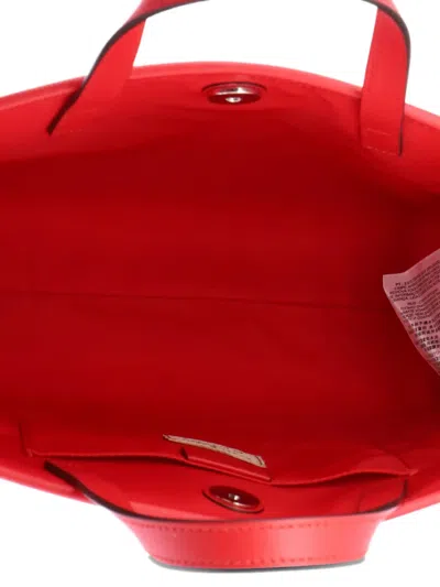 Pre-owned Gucci X Peter Rabbit Kid's Printed Gg Coated Canvas Tote Bag In Red