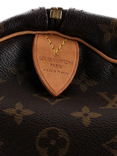 Pre-owned Louis Vuitton Keepall Bag Monogram Canvas 45 Satchel In Brown