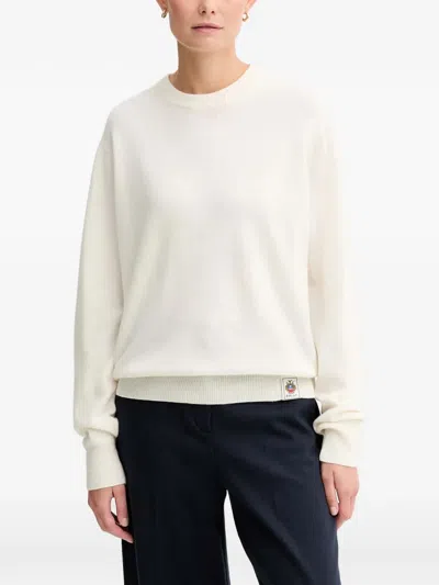 Bally Logo-patch Sweater In White