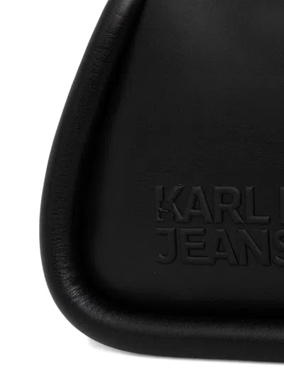 Karl Lagerfeld Jeans Adjustable-strap Cross Body Bag In Burgundy