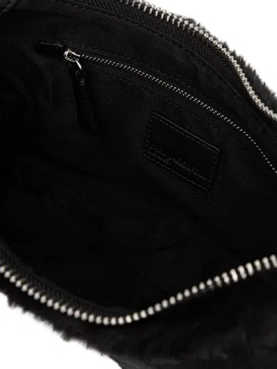 Karl Lagerfeld Jeans Faux-fur Cross Body Bag In Red