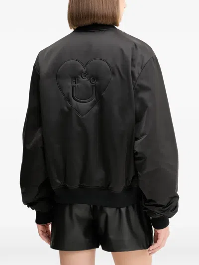 Hugo Boss Felinah Bomber Jacket In Black