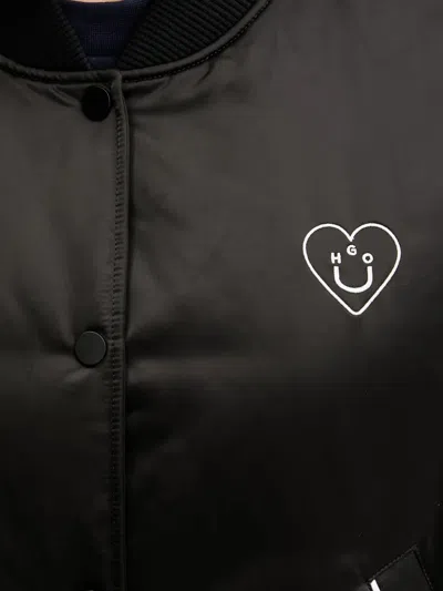 Hugo Boss Felinah Bomber Jacket In Black