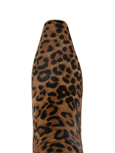 Marc Ellis Animal-print Knee-high Boots In Multi
