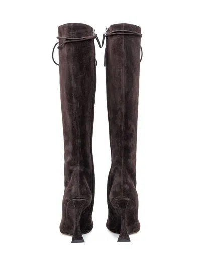 Paris Texas Nina Lace Up 105 Boots In Multi