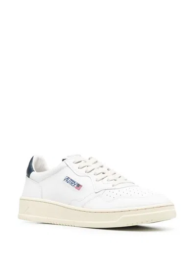 Autry Minimalist Low-top Sneakers With Perforated Detailing In Multi