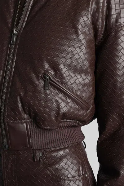 Rotate Birger Christensen Bomber Jacket In Brown