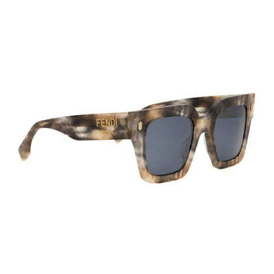 Fendi Roma Sunglasses In Brown