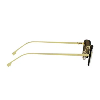 Fendi First Crystal Sunglasses In Brown