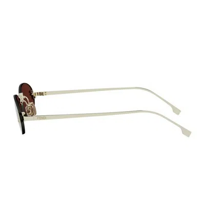 Fendi First Crystal Sunglasses In Pink