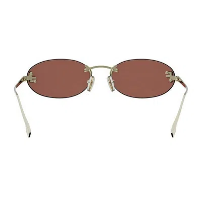 Fendi First Crystal Sunglasses In Pink