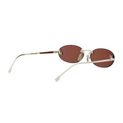 Fendi First Crystal Sunglasses In Pink