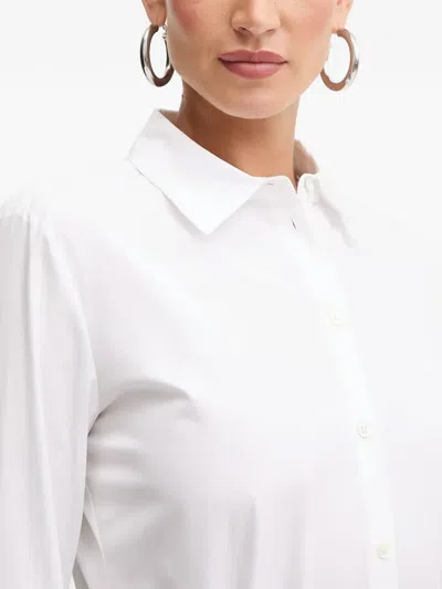 Patrizia Pepe Layered Mini Dress In White