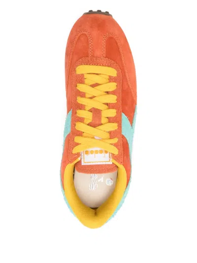 Diadora Rally Suede Panelled Sneakers In Multi