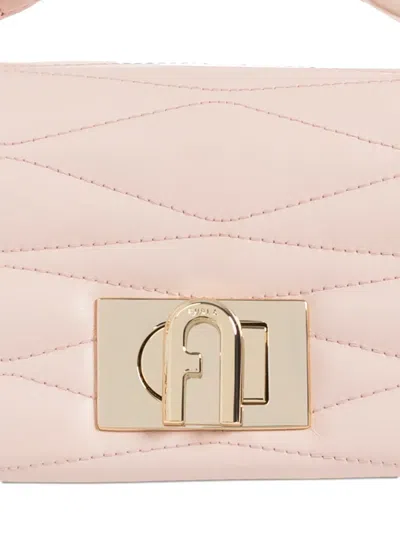 Furla Small 1927 Quilted Chain-strap Tote Bag In Red