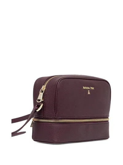 Patrizia Pepe Logo-lettering Cross Body Bag In Blue