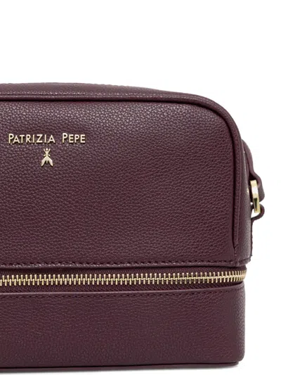 Patrizia Pepe Logo-lettering Cross Body Bag In Blue