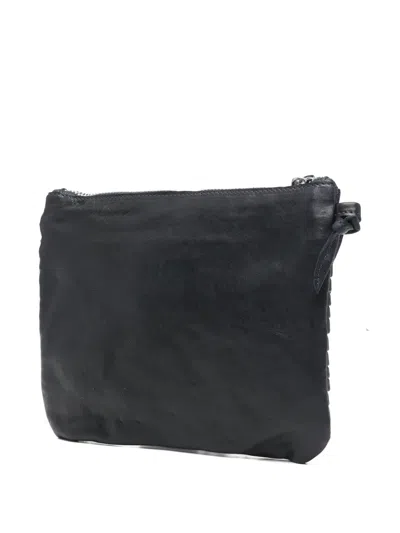Sommet Pleated Zip Cross Body Bag In Black