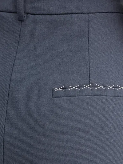 Patrizia Pepe Pressed-crease Trousers In Animal Print