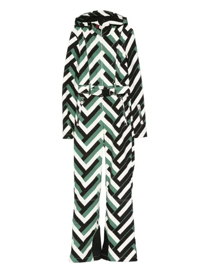 Perfect Moment Tignes Ski Jumpsuit In Green