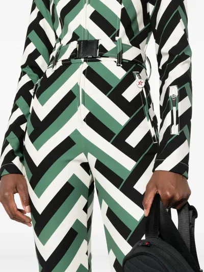 Perfect Moment Tignes Ski Jumpsuit In Green