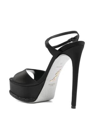 René Caovilla 150mm Embellished Platform Sandals In Multi