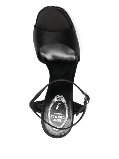 René Caovilla 150mm Embellished Platform Sandals In Multi