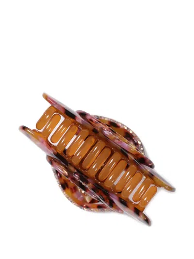 Katya Crystal-embellished Hair Clip In Pink