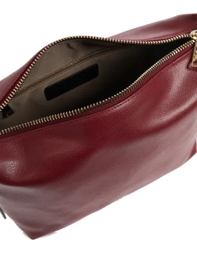 Furla Chain-detail Leather Shoulder Bag In Pink