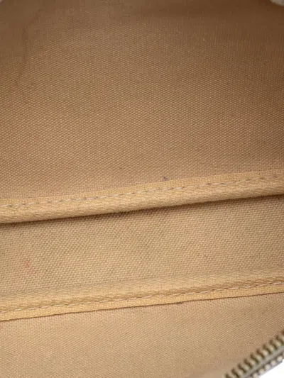 Pre-owned Louis Vuitton 2008 Damier Azur Pochette Accessoires Shoulder Bag In White