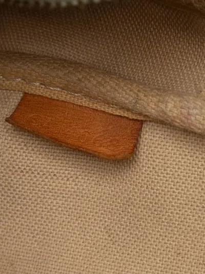 Pre-owned Louis Vuitton 2008 Damier Azur Pochette Accessoires Shoulder Bag In White