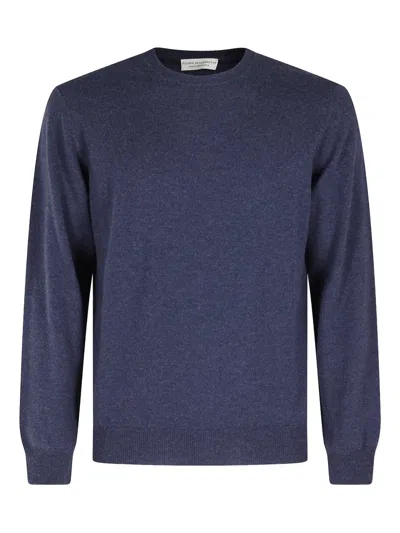 Filippo De Laurentiis Crew-neck Sweater In Blue