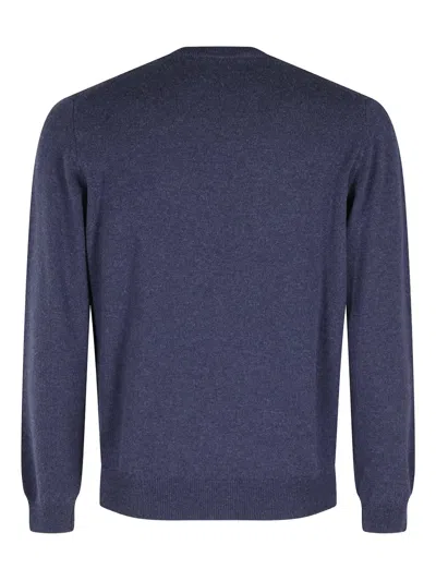 Filippo De Laurentiis Crew-neck Sweater In Blue